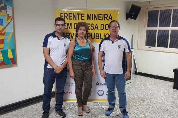 Diretores do SINPRF-MG se reúnem com a coordenadora da Frente Mineira em Defesa do Serviço Público